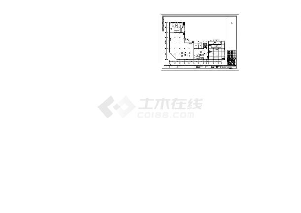重庆某网红商业楼内部消火栓系统设计CAD图纸-图一