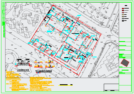 [深圳]某多层住宅区消防给水综合整治CAD设计竣工图-图一