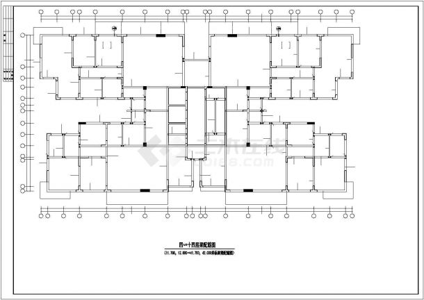 某地区19层框架剪力墙经典结施设计CAD图纸-图二