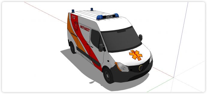 112救护车医疗器械su模型_图1