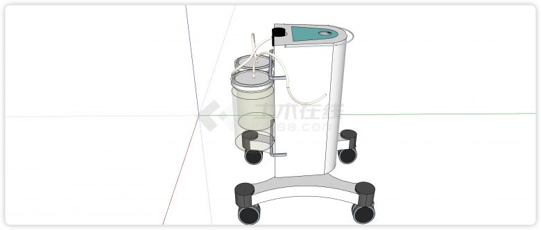 可移动液体医疗设备su模型-图二