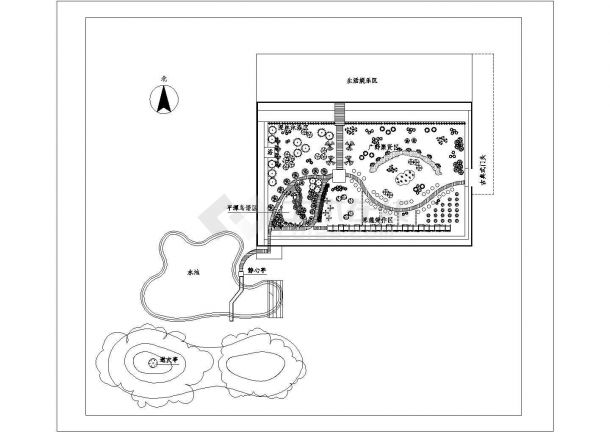 某温室及外围景观图纸-图一