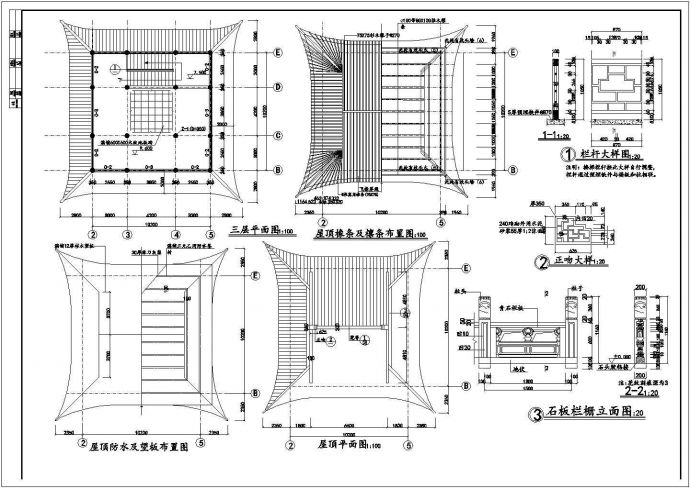 某文昌阁古建筑详细设计施工方案CAD图纸_图1