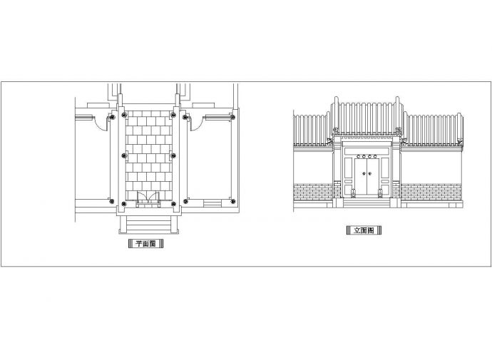某中式古典建筑全套详细施工设计方案CAD图纸_图1