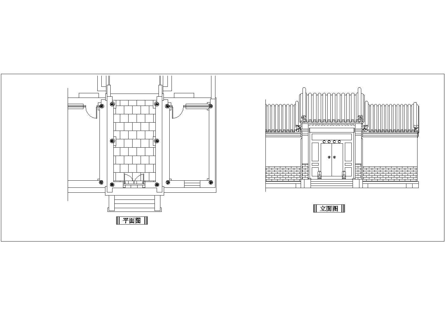 某中式古典建筑全套详细施工设计方案CAD图纸