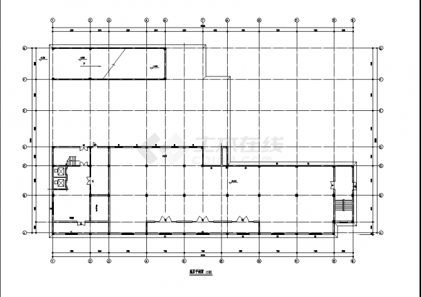 8层旅馆综合楼建筑设计施工cad图纸，含地下一层-图二