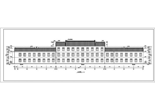 某中国古典建筑全套详细施工设计方案CAD图纸-图二