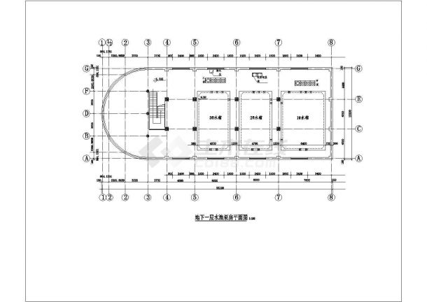 金玉良苑新会所室内装修设计全套cad施工图纸-图二