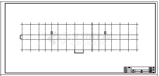 土木工程毕业设计_办公楼设计_3900平米某四层框架结构办公楼建筑施工cad图(含计算书，毕业设计)-图二