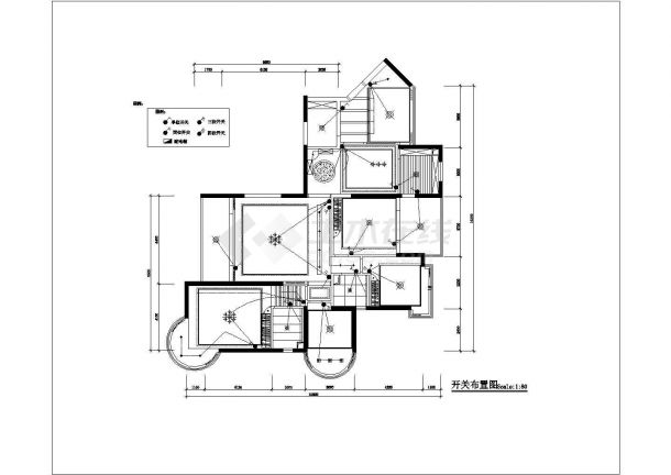 某四房两厅高档住宅装饰施工cad图（共10张）-图一