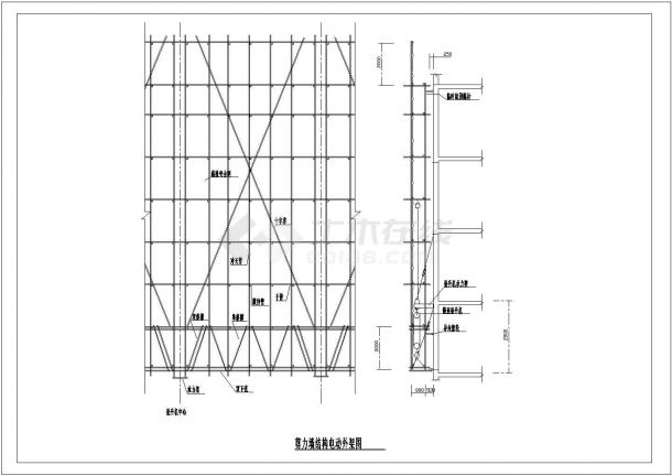 剪力墙结构电动外架图-图一