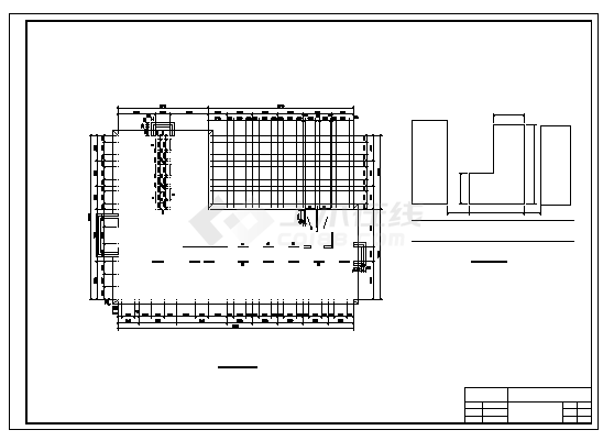 土木工程毕业设计_办公楼设计_3400平米某六层框架结构综合办公楼建施cad图(含计算书，毕业设计)-图一