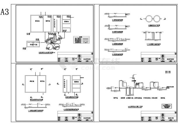 某化学公司污水处理项目(cad)-图一