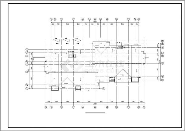 西湖别墅单体全套建筑CAD设计施工图-图一