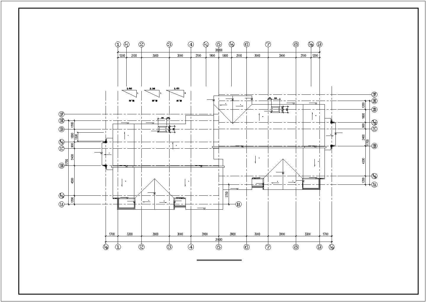 西湖别墅单体全套建筑CAD设计施工图