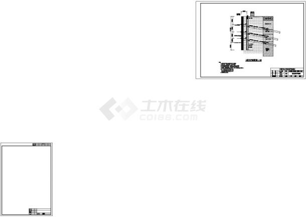 北京某26层CBD国际大厦基坑工程建筑设计CAD图纸-图一