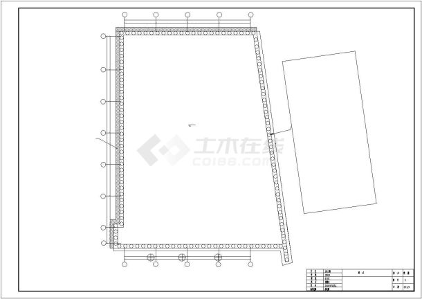 济南市某9层框架结构业务楼基坑工程建筑设计CAD图纸-图一