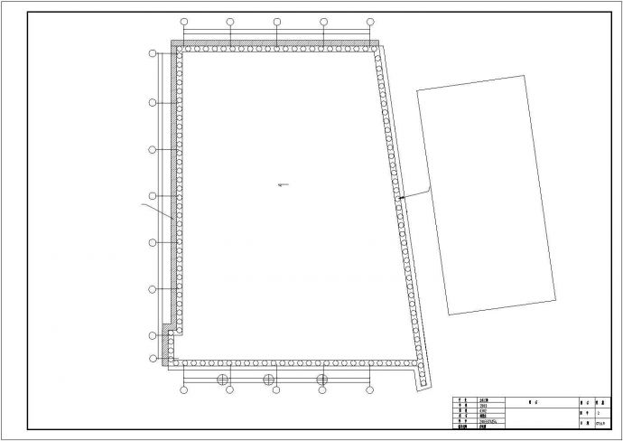 济南市某9层框架结构业务楼基坑工程建筑设计CAD图纸_图1
