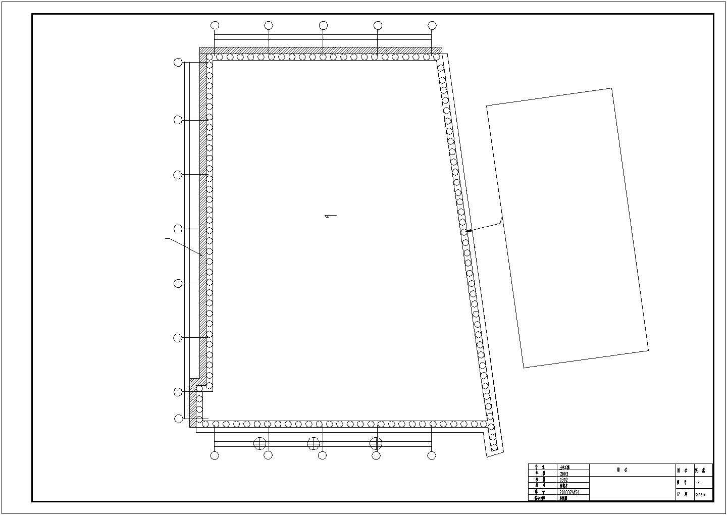 济南市某9层框架结构业务楼基坑工程建筑设计CAD图纸