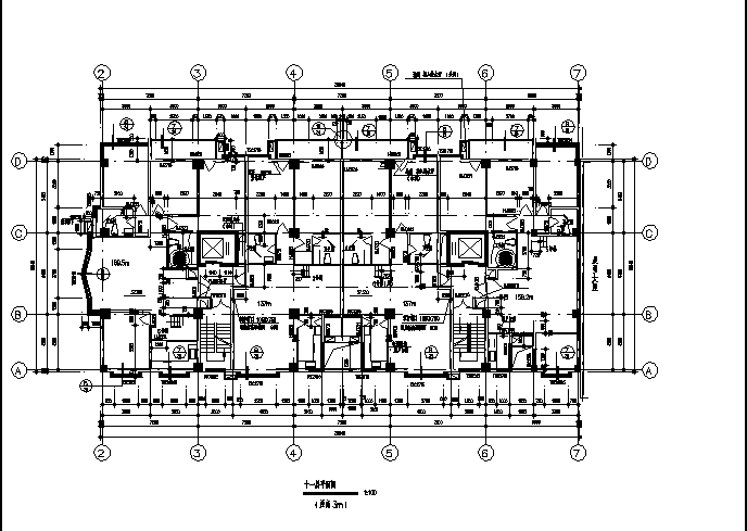 南京某13层商住楼建筑设计施工cad图纸（含地下一层）_图1