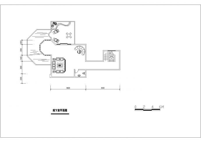 独立式别墅经典三种户型平面图和立面图_图1