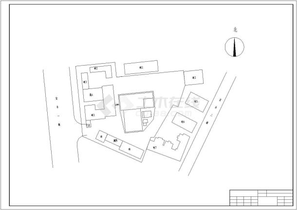 1500平米3.5米深基坑开挖工程建筑设计CAD图纸-图一