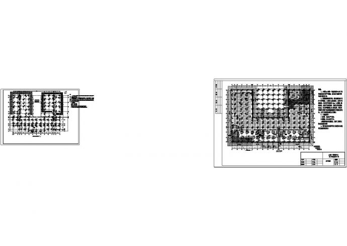 非预应力锚杆结合钢筋网片喷锚基坑支护建筑设计CAD图纸_图1