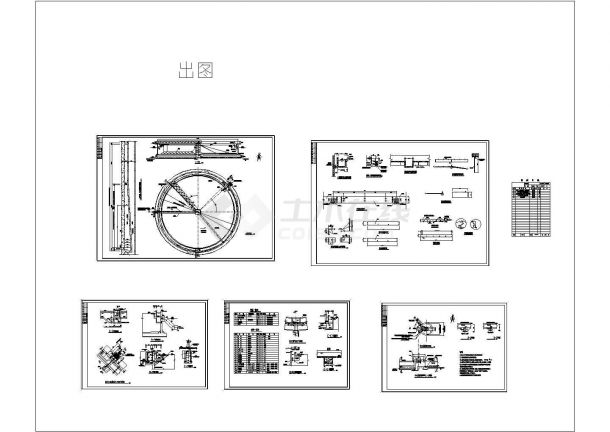 北京市某A2O工艺污水处理厂设计图纸-图一