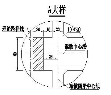 装配式预应力混凝土桥T梁设计图-图二