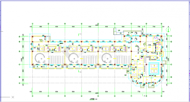 某地3层9班框架结构幼儿园报建施工图CAD图纸-图一