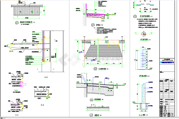 某地单层工业厂房节点详图CAD图纸-图二