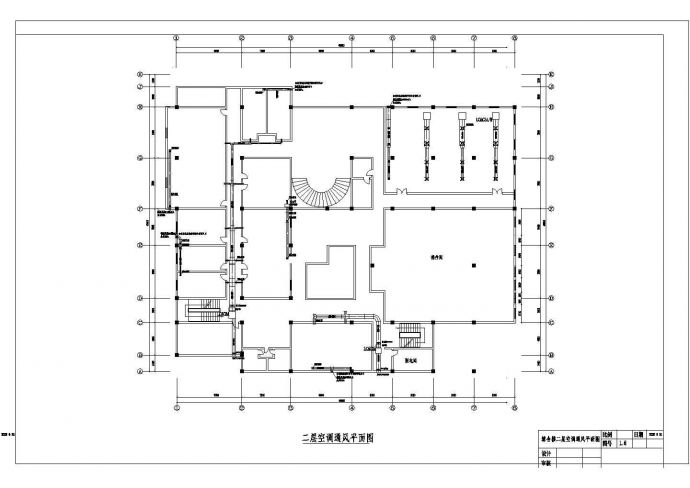 常州综合楼及宾馆整套中央空调设计cad平面施工图纸_图1