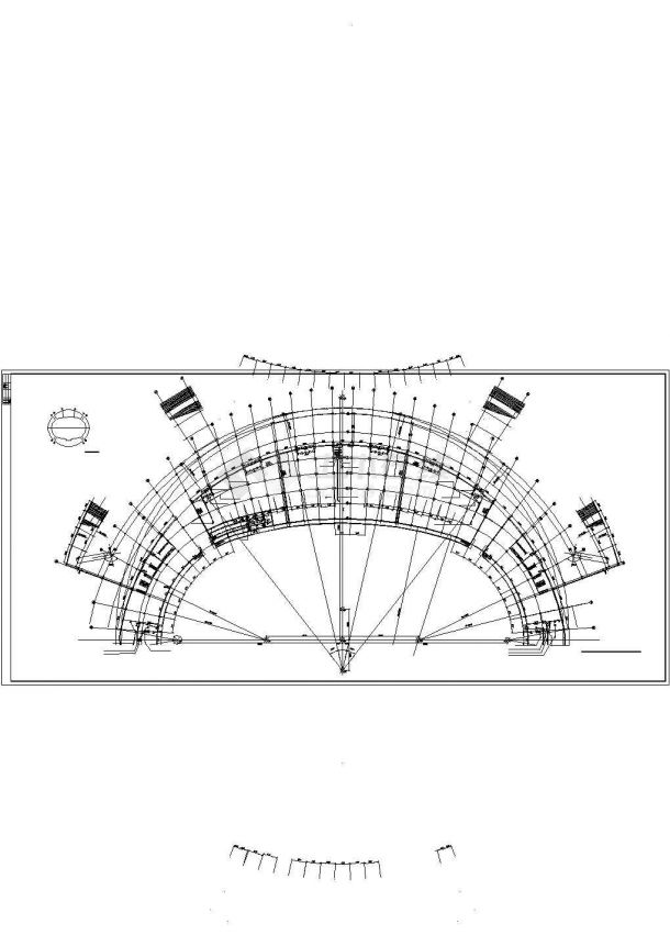 框架结构甲级某会展中心体育场馆电气设计图（5万人33605平米）-图一