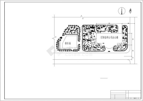 土木工程毕业设计_办公楼设计_6层6600平米公司办公楼建筑毕业设计详细CAD图纸-图一