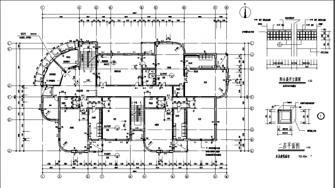 5层2895平方米幼儿园教学楼建筑设计施工cad图纸_图1