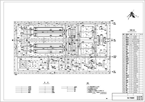 某地区20万吨给水厂工艺设计详细方案CAD图纸-图二