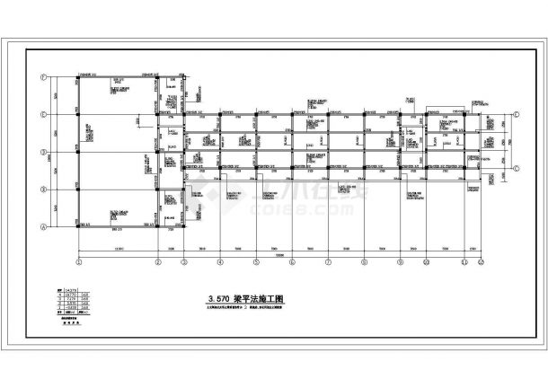 某中学教学楼全套设计cad施工详图-图二