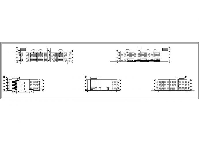某四建幼儿园CAD建筑设计详细施工图_图1