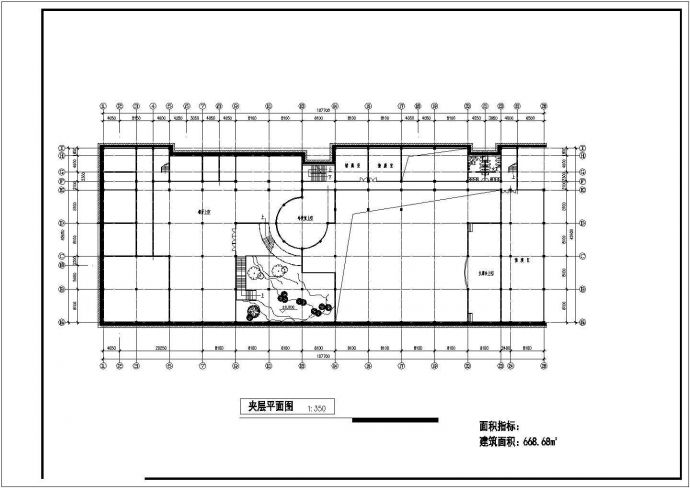 某高中教学综合楼CAD建筑设计详细方案图_图1