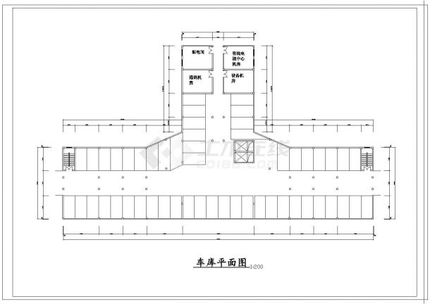 某学校行政大楼CAD设计详细建筑图-图二