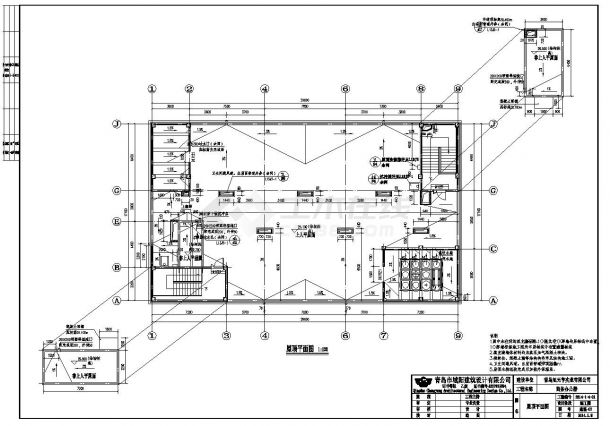 7层框架结构商务办公楼建筑施工图-图二