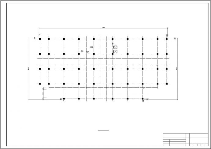 办公楼设计_兰州某公司6600平米6层综合办公楼全套建筑设计CAD图纸_图1