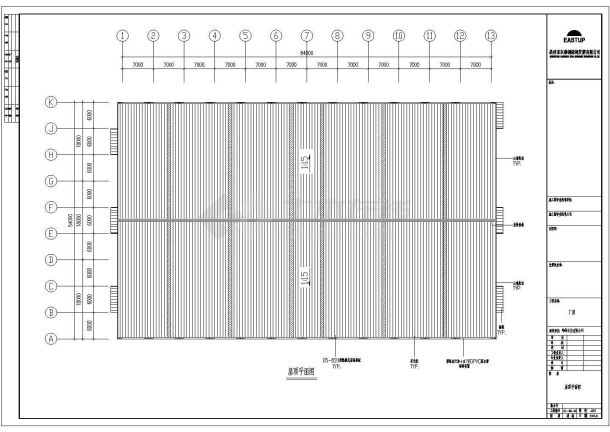 厂房设计_坤锋石业有限公司厂房设计CAD施工图-图一