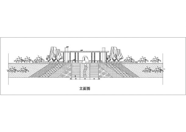 杭州市某知名景点游船码头建筑设计CAD图纸-图一