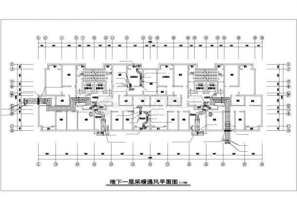 城中村改造项目1#楼钢筋混凝土剪力墙结构施工图（含建筑施工）-图一