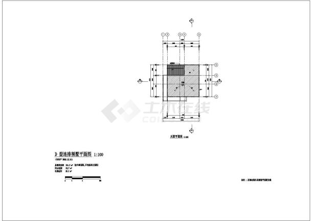 苏州某小区260平米4层简约型别墅建筑设计CAD图纸-图一