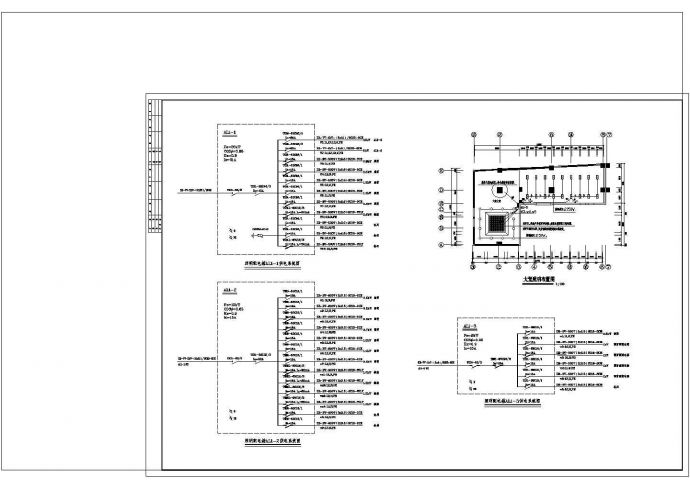 大型会所电气系统规划CAD套图_图1