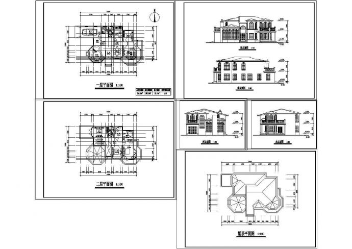某农村别墅建筑CAD设计施工图_图1