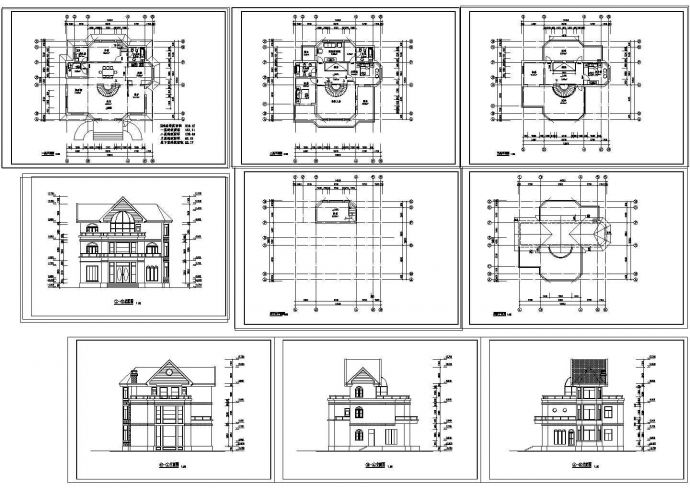 某二层别墅设计扩出施工图_图1