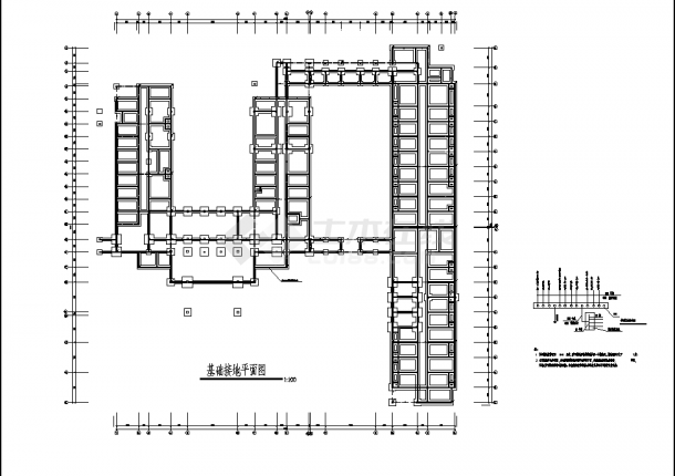 3层5字型医院综合楼电气系统设计施工cad图纸，含设计说明-图二